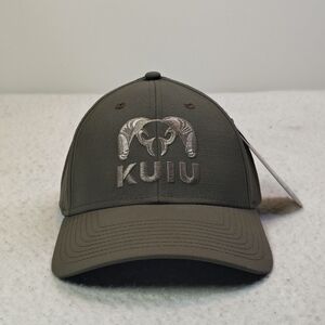 KUIU Cordura Hat Cap Strap Back Olive Green Nylon Rip Stop Hunting